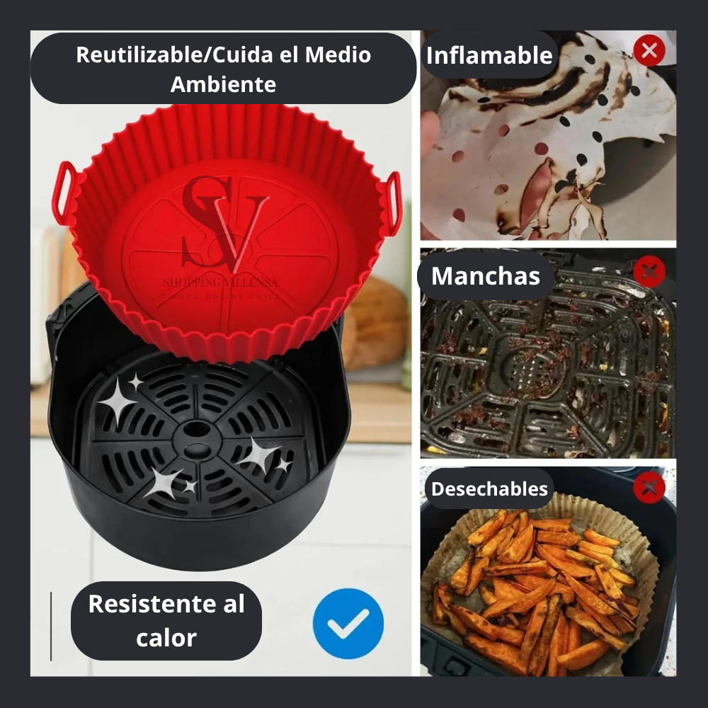 EcoFry™- Moldes de Silicona Air Fryer🍽️
