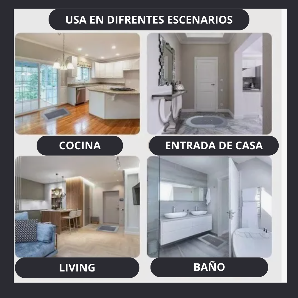 Pisín™- Alfombra Anti-resbalante