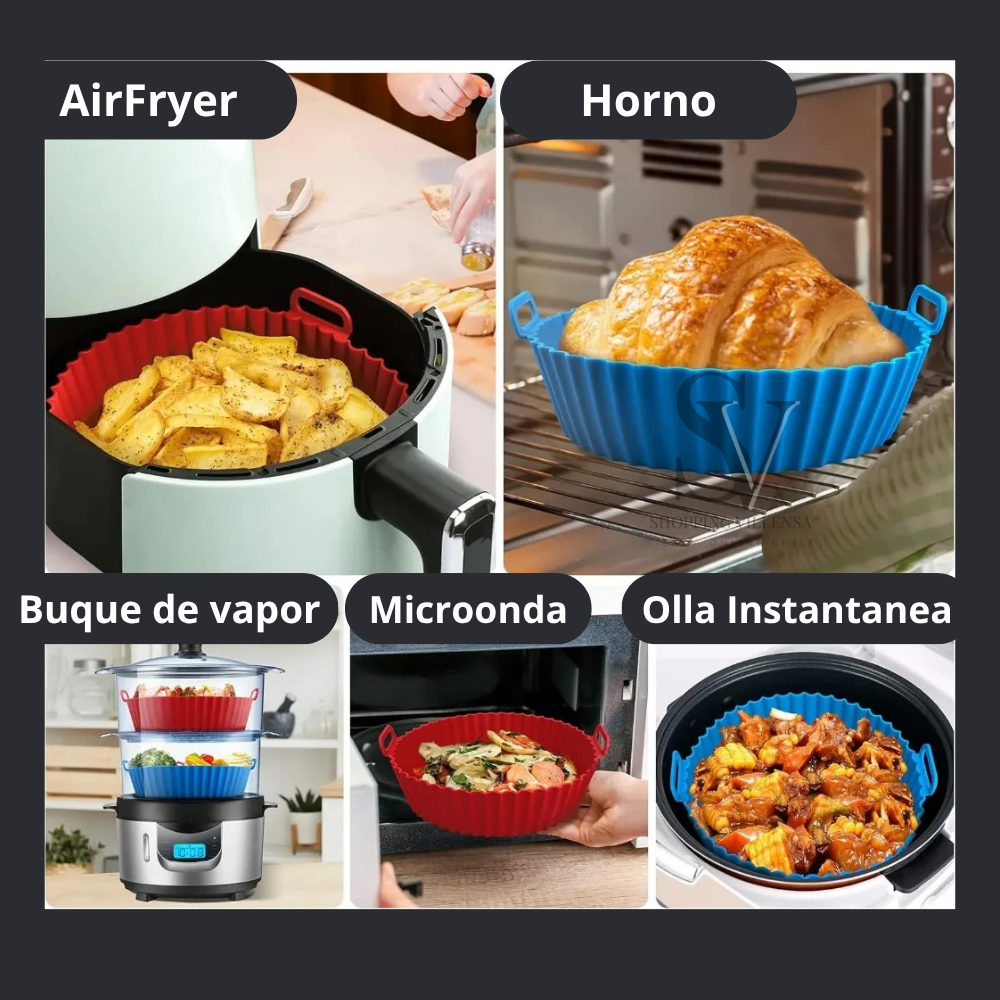 EcoFry™- Moldes de Silicona Air Fryer🍽️