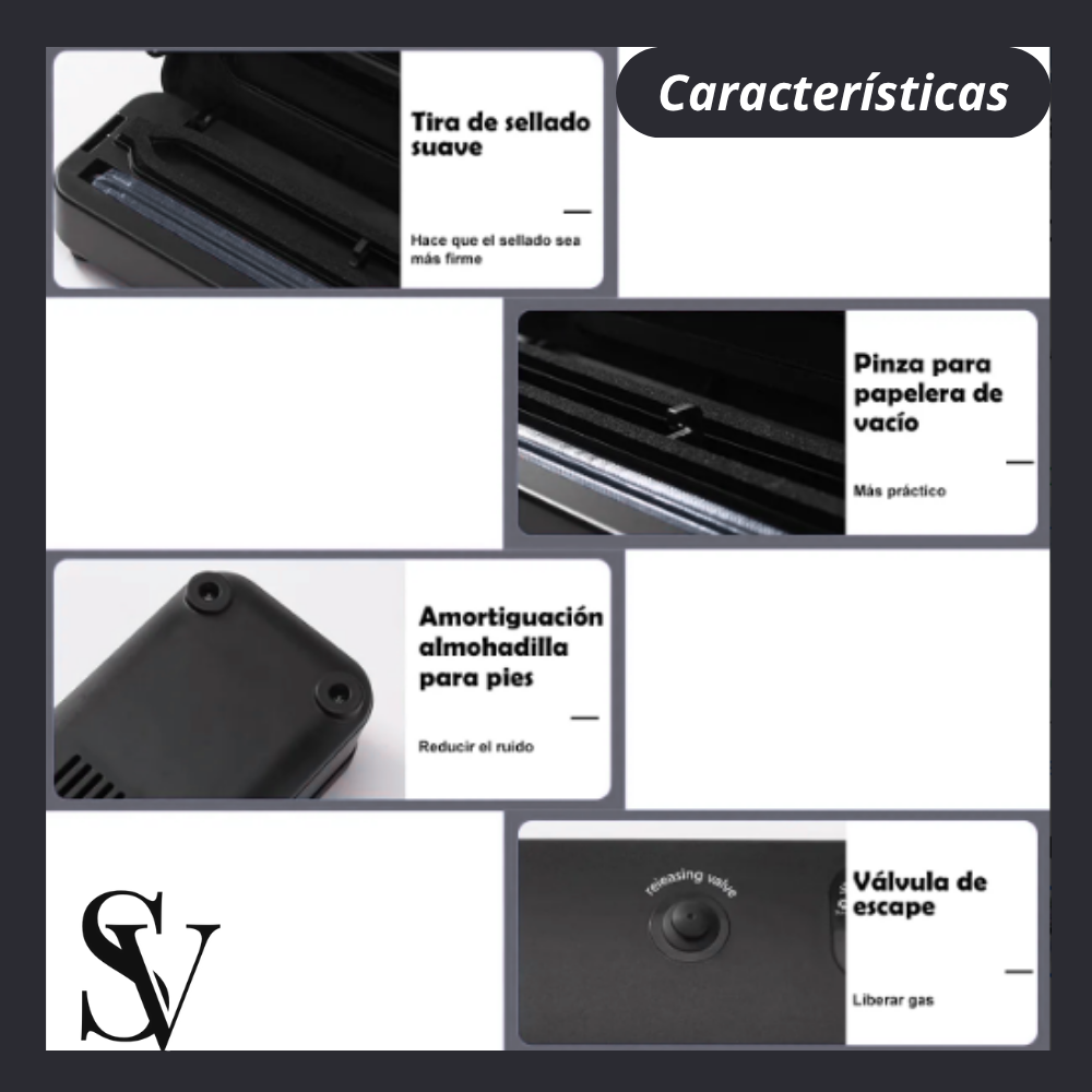 CurlerPro™- Selladora al Vacío+ 10 bolsas iniciales de 15x25 cm GRATIS.