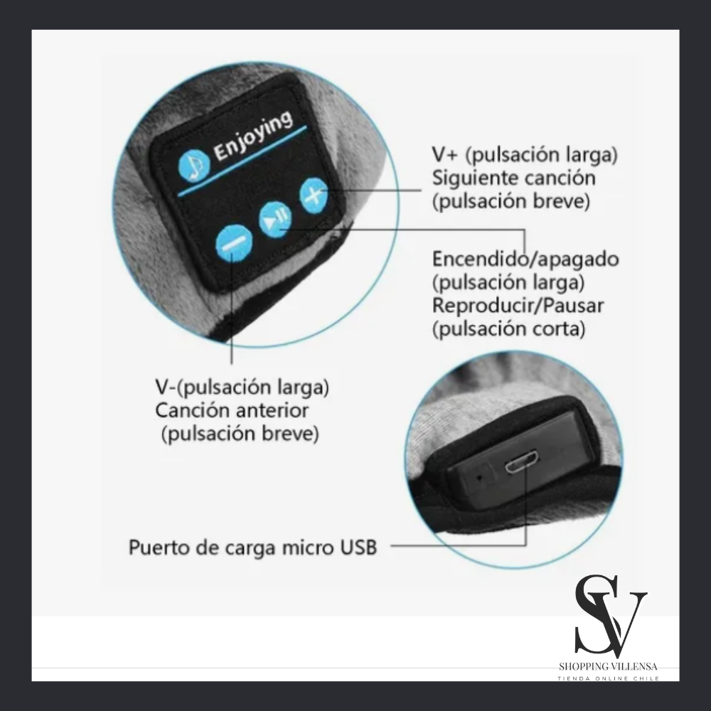SleepBeats™-Antifaz para dormir