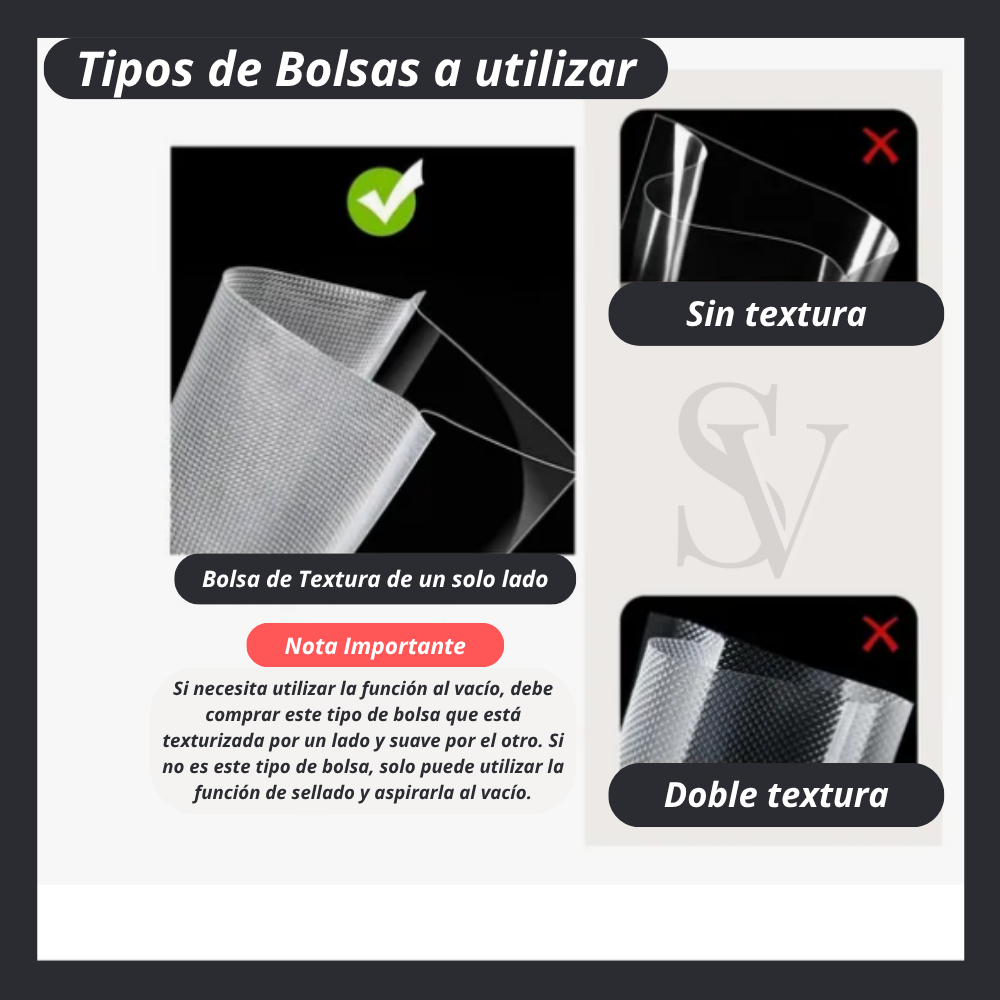 CurlerPro™- Selladora al Vacío+ 10 bolsas iniciales de 15x25 cm GRATIS.