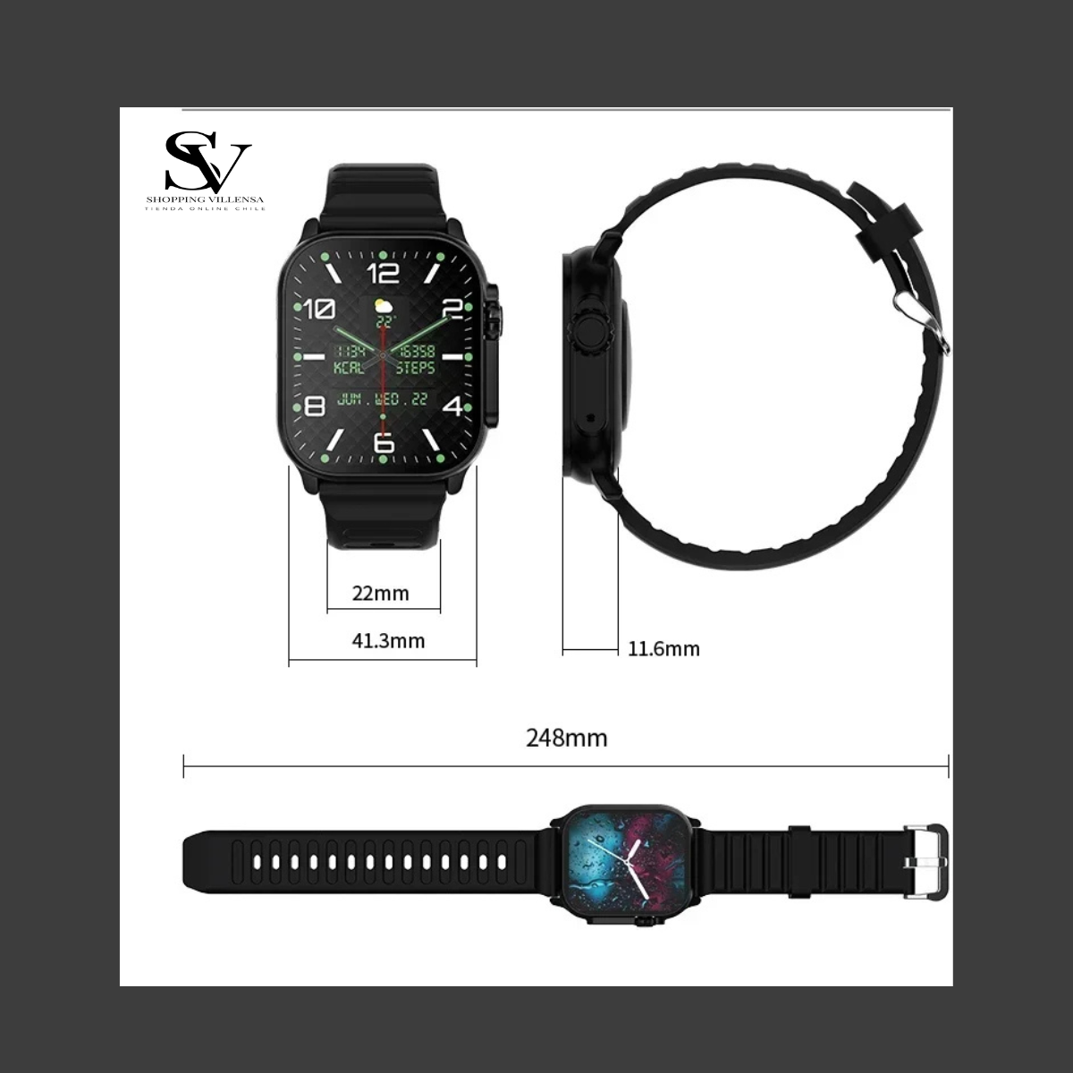 ElectroBlend™ - Reloj Smart Watch Big T900