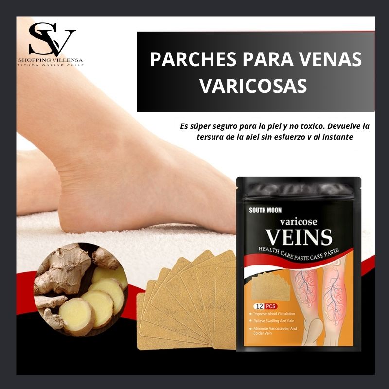 Parche Varices- CircuPatch™ y  Masajeador de Pie- PlantarEase™ (Pack)