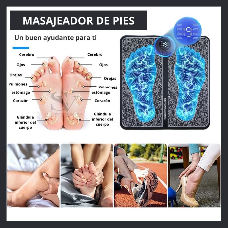 Parche Varices- CircuPatch™ y  Masajeador de Pie- PlantarEase™ (Pack)