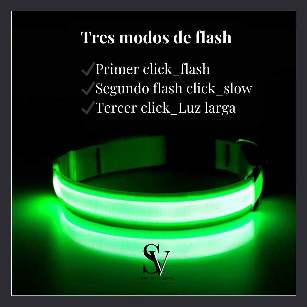 LumiPet™ - Collar Led para Perros y Gatos.