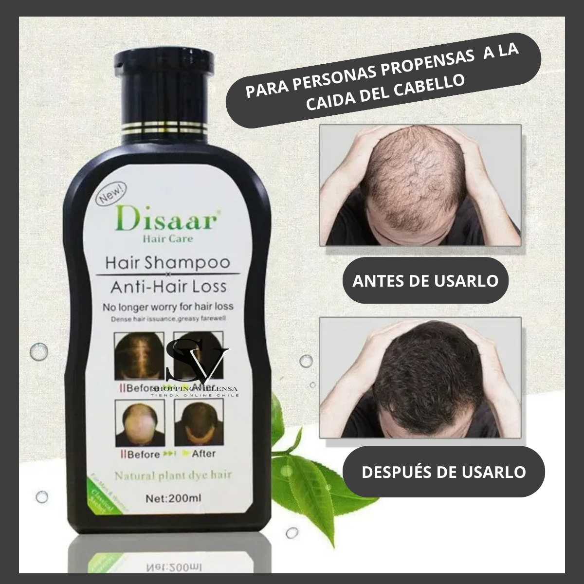 HerbalDisaar™ - Champú Anticaída con Suero